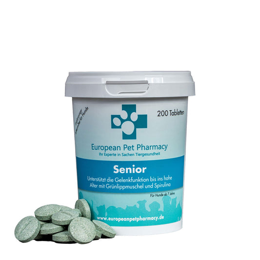 Senior - Unterstützt die Gelenkfunktion bis ins hohe Alter mit Grünlippmuschel und Spirulina